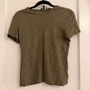 Theory olive green tiny tee 2 - NWT
